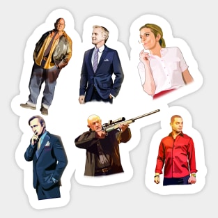 6 Better call Saul high quality stickers Sticker